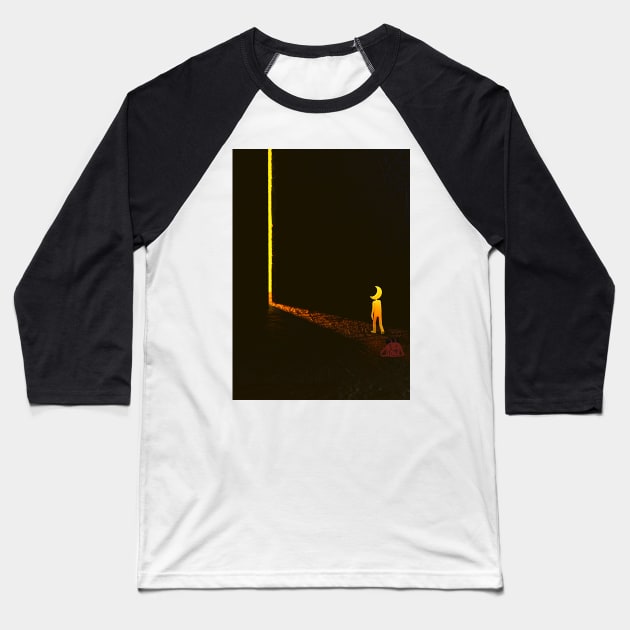 Light disperses darkness Baseball T-Shirt by Leonzio Art 